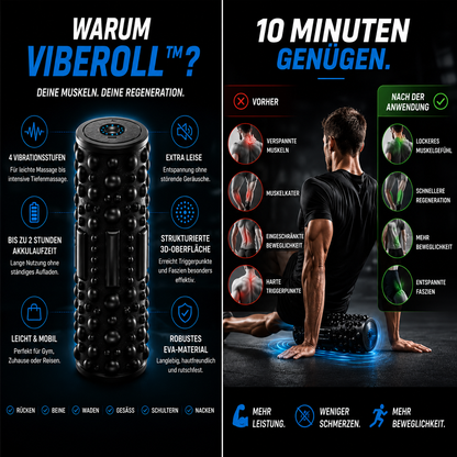 VibeRoll - Der intelligente Muskel-Massageroller