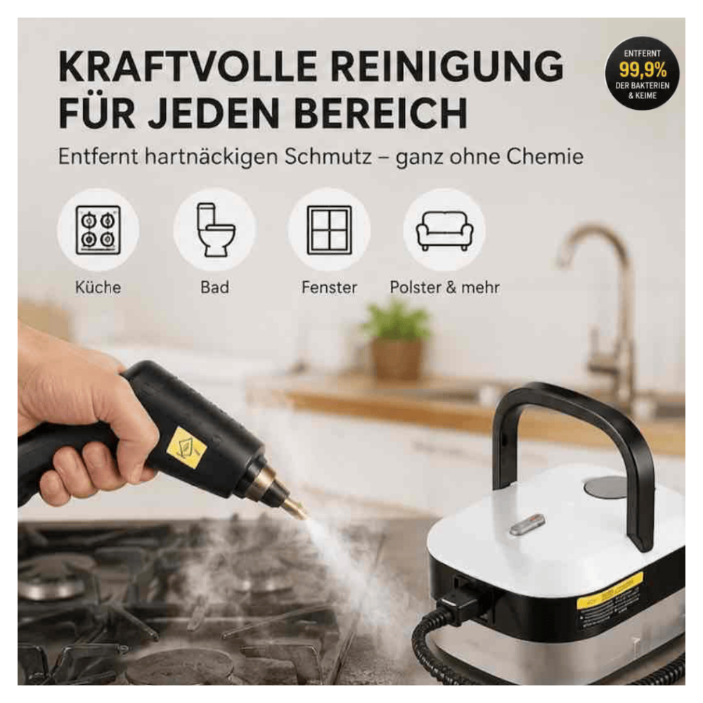 SteamPro – Tragbarer Handdampfreiniger