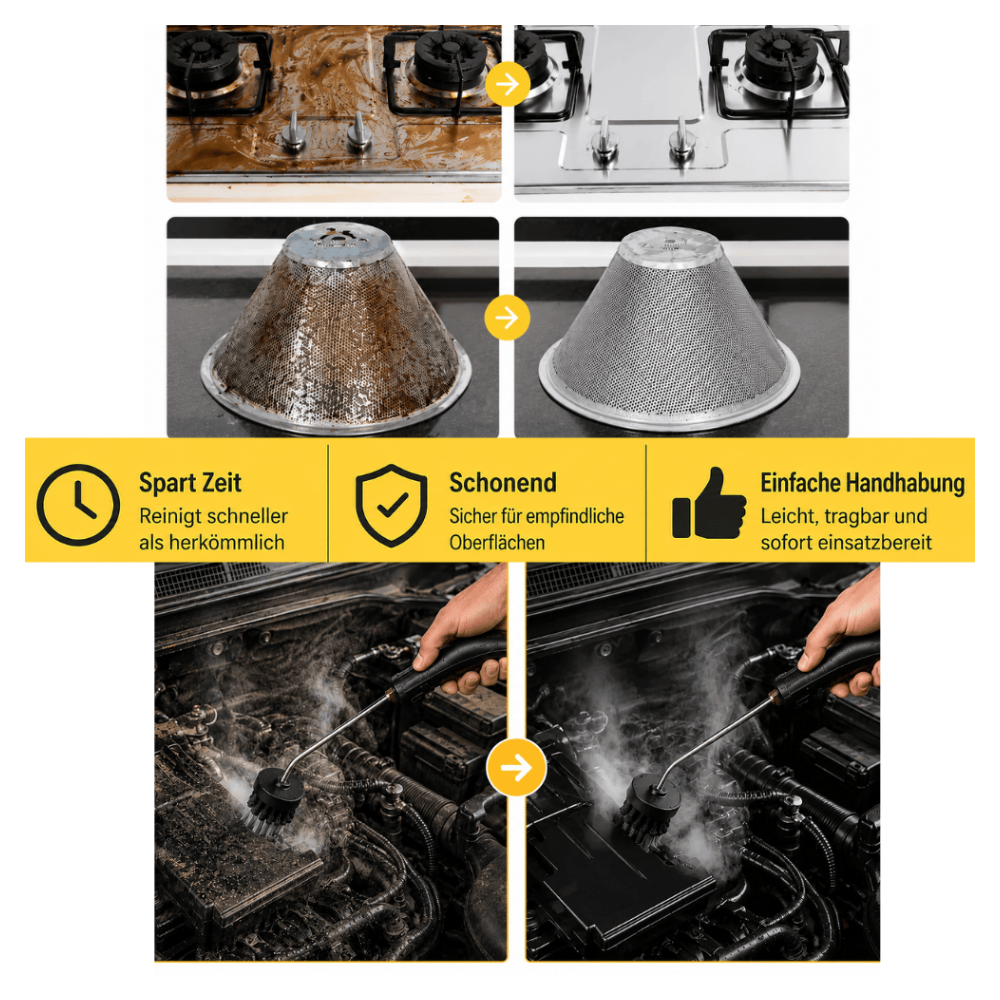 SteamPro – Tragbarer Handdampfreiniger