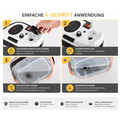 SteamPro – Tragbarer Handdampfreiniger