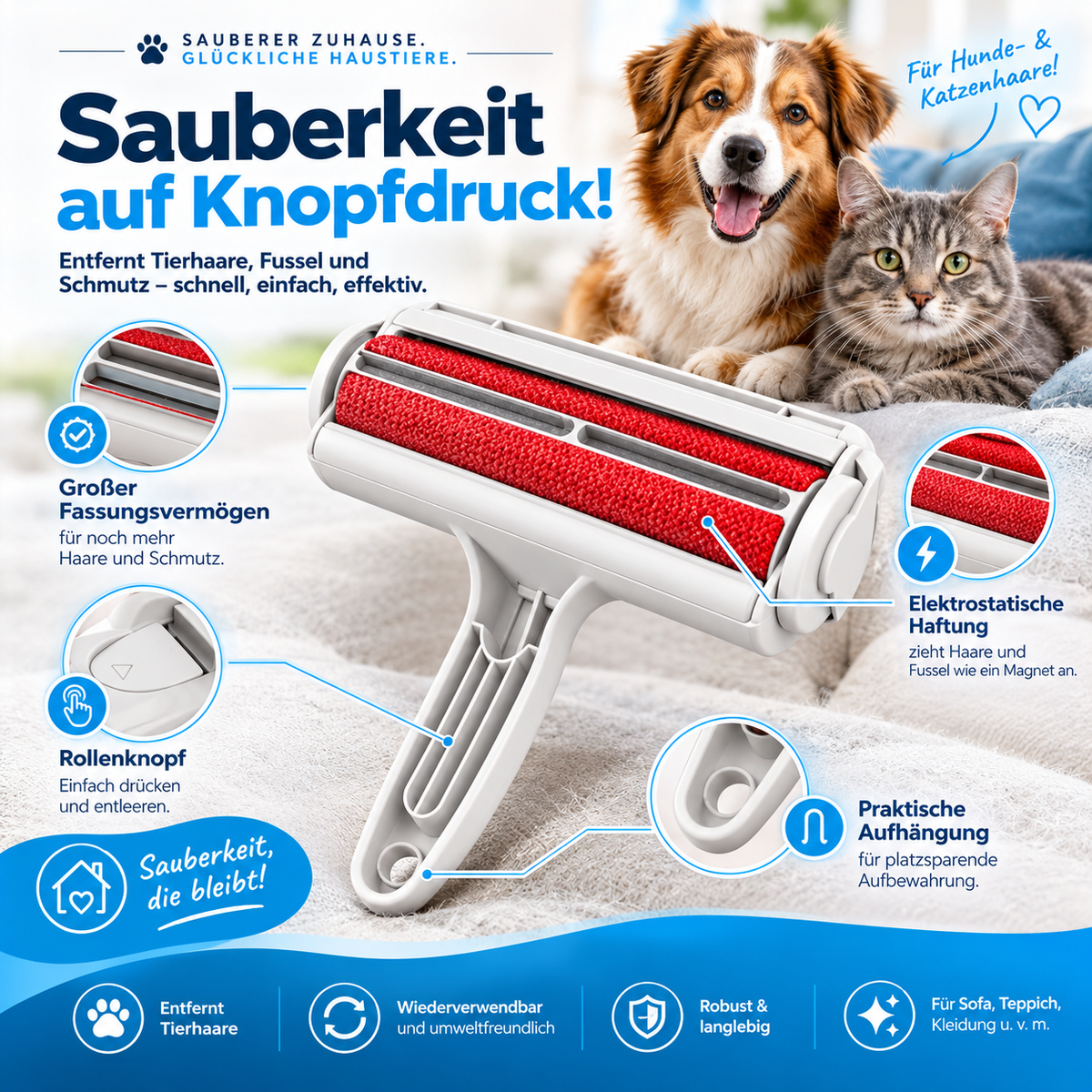 FurClean - Tierhaar Entferner