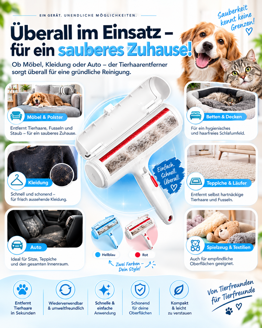 FurClean - Tierhaar Entferner